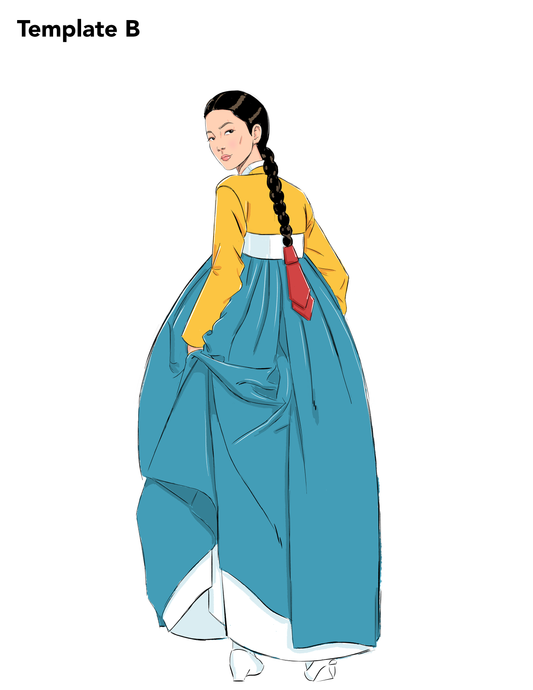 Custom Hanbok Portrait