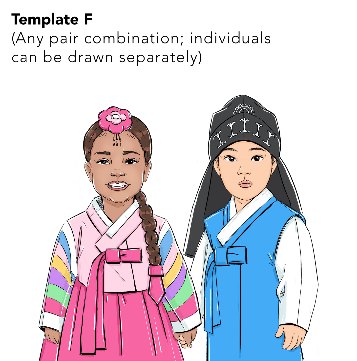 Custom Hanbok Portrait