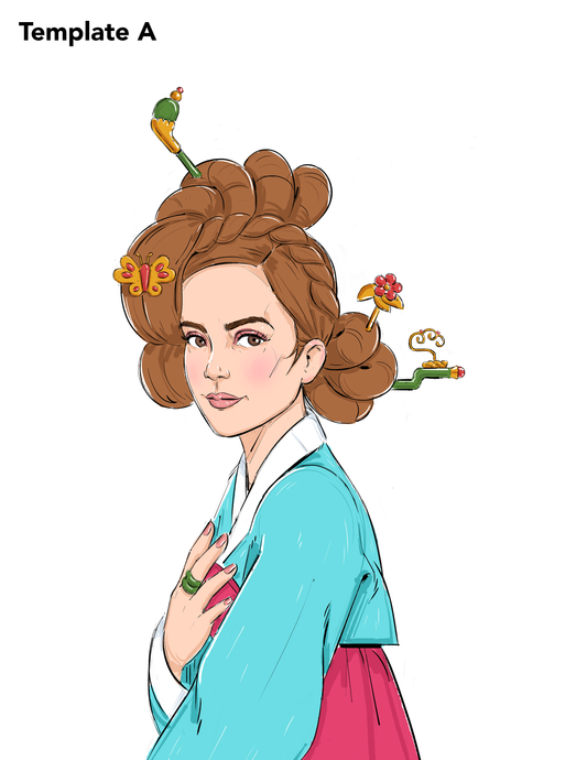 Custom Hanbok Portrait